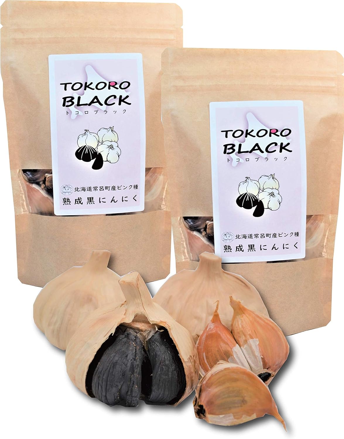 Amazon 黒にんにくtokoro Black 北海道常呂産ピンク種にんにく使用 熟成黒にんにく バラ 150g 2 日本製薬工業 にんにく 通販