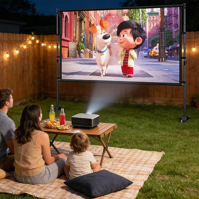 Pantalla Proyector 120 Pulgadas con Trípode Portátil Enayplon miniatura 2
