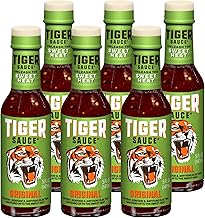 Tiger Sauce Original Hot Sauce, 5oz Bottle (Pack of 6)