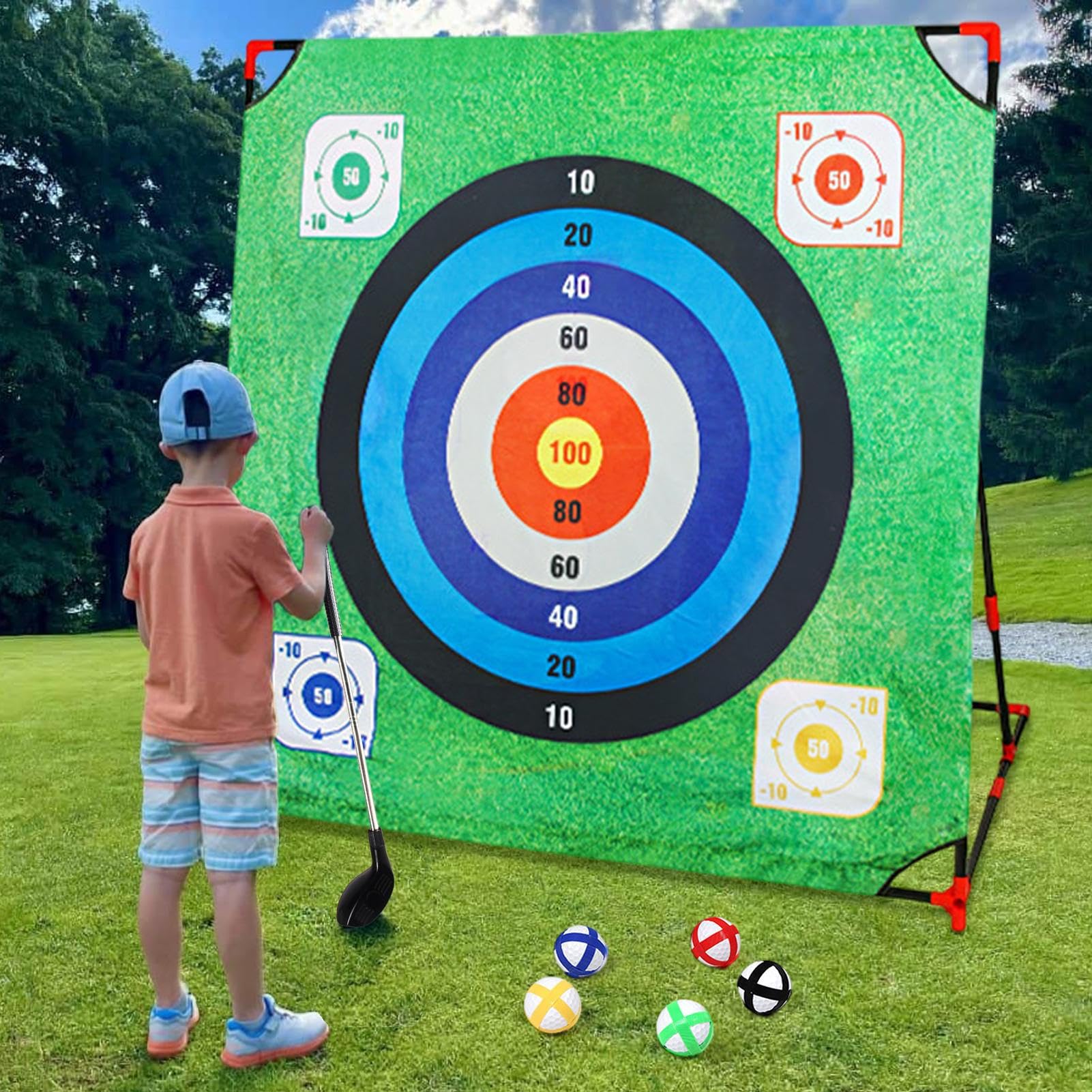 Jeu D'entraînement Au Golf - Ensemble De Jeu De Combat De Golf Multifonctionnel Avec Club Amovible | Avec Club Amovible Jouet Éducatif Extérieur Pour Entraînement Dans Le Salon Activités De Renforceme