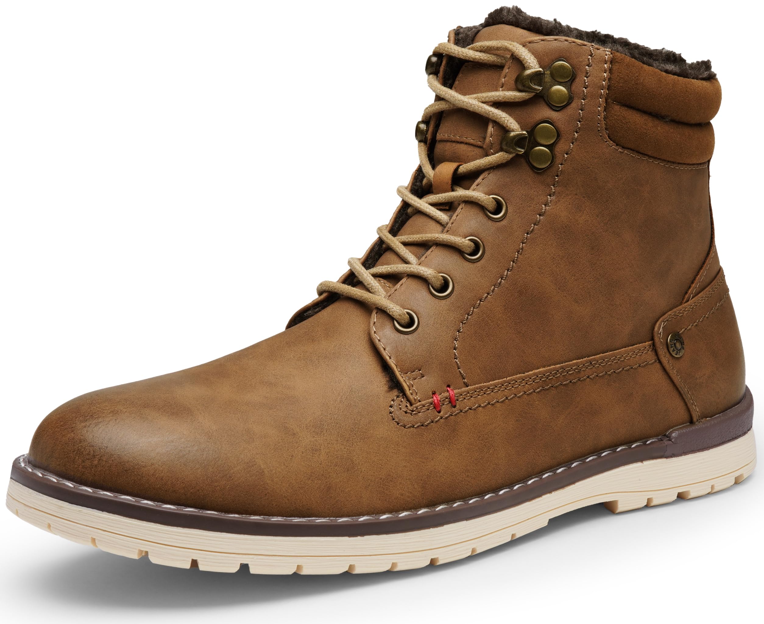 VOSTEY Herren Stiefel Winterschuhe Motorrad Casual Stiefeletten Für Herren Chelsea Boots Leder