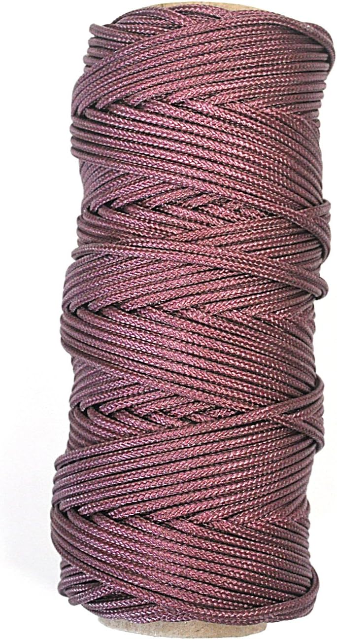 Handy Hundred Cord 0.9mm - (2 Pack) 100 foot Spools Accessory & Utility Cord for Outdoors, Craft, and Knot Tying (Plum)