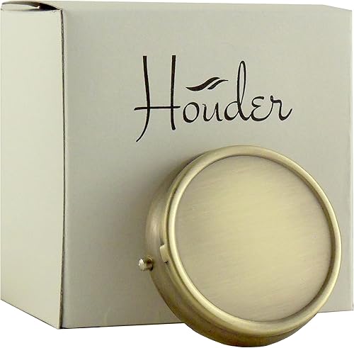Miniatura 6 de Houder pastillero de latón elegante y decorativo con caja de regalo, para transportar sus medicamentos con estilo, Metal, Dorado, rectangular