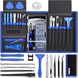 80 IN 1 Professional Computer Repair Tool Kit, Precision Screwdriver Set with 56 Bits, Magnetic Screwdriver Set for Laptop, PC, MacBook, Tablet, iPhone, PS4, Electronics, Gamer Tech Gifts for Men