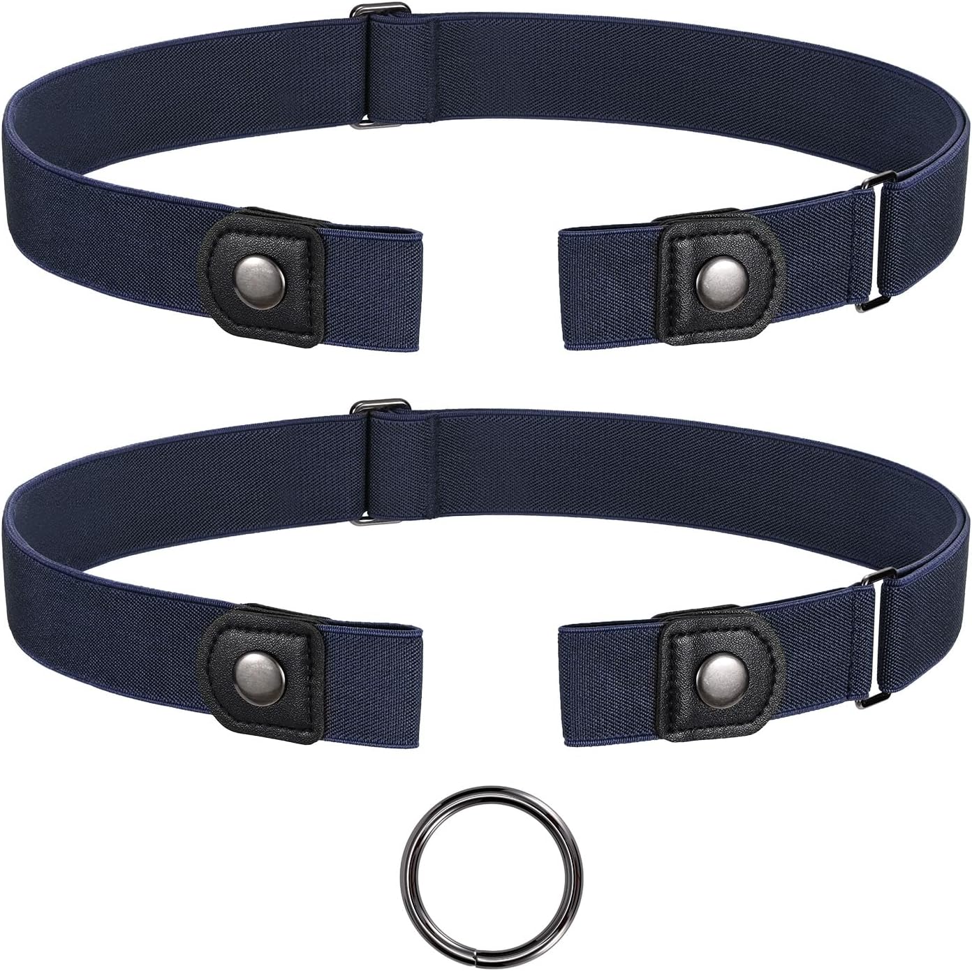 Fako Fashion® - Riem Zonder Gesp - Gespvrije Riem - Elastische riem - Rekbare Riem - Broekriem Zonder Gesp - Stretch Riem - Zwangerschapsriem - Bruin