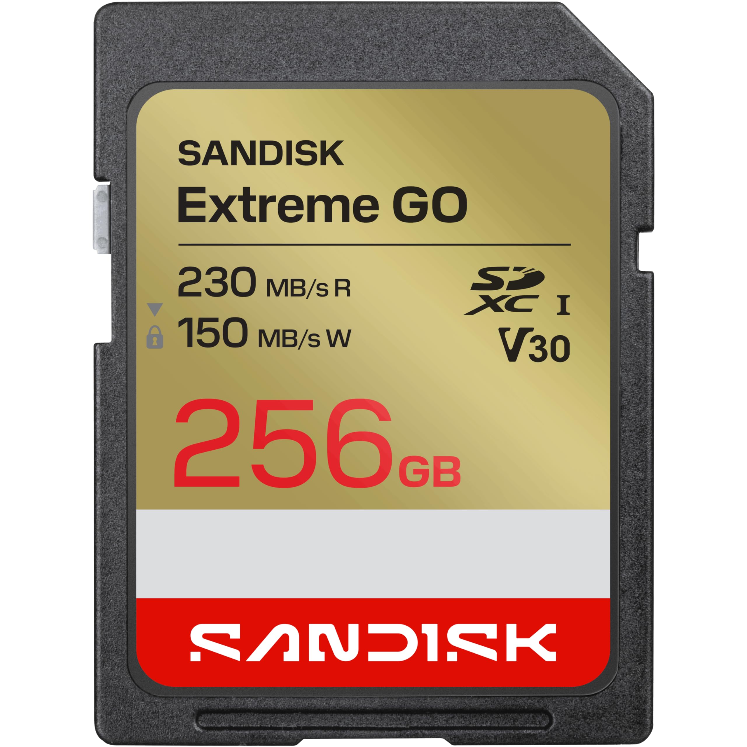 SanDisk SDXC Extreme GO 256GB (UHS-1, R 230MB/s / W150MB/s, 4K) (00226987)