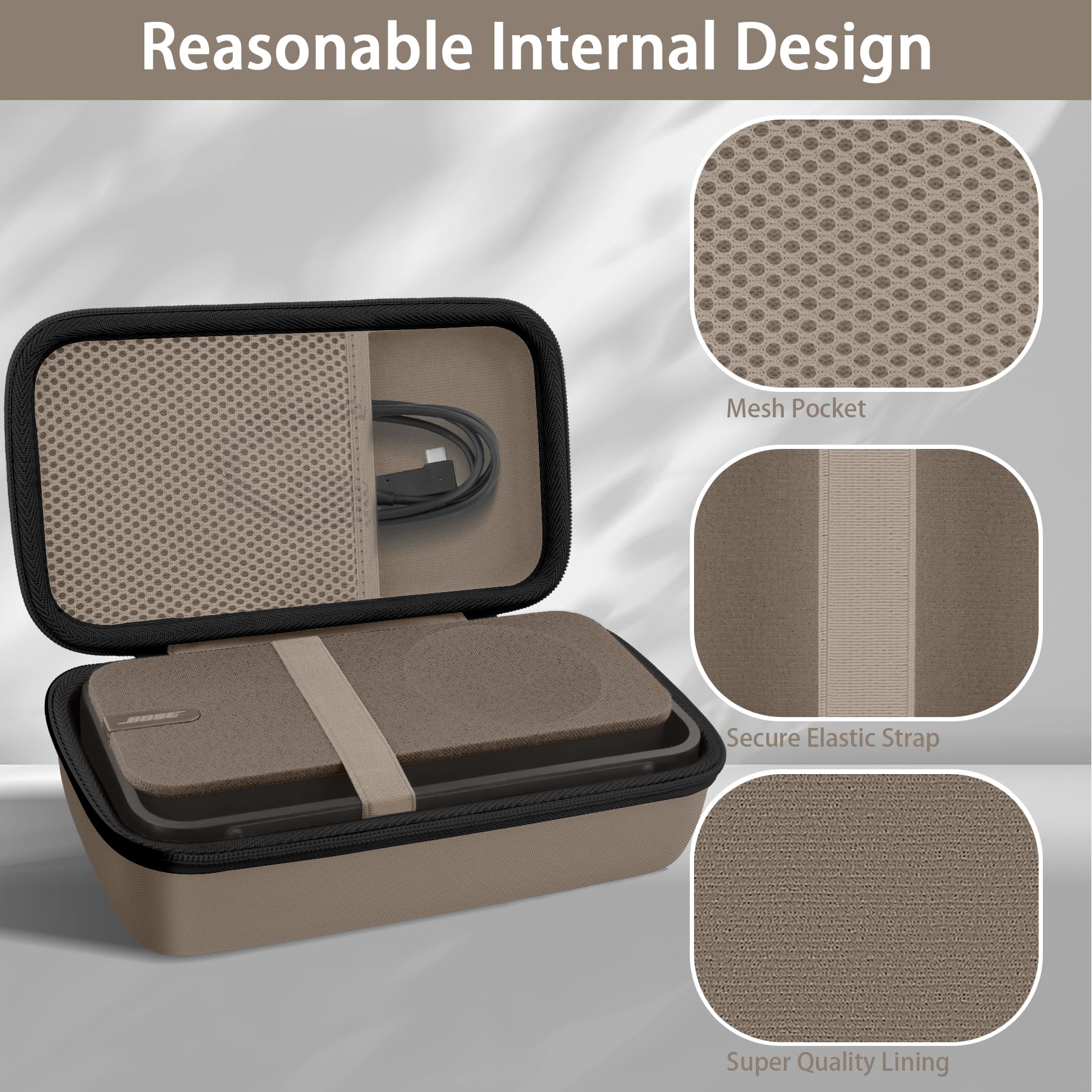 co2CREA Duro Viajar Caja Estuche Funda para Bose SoundLink Home
