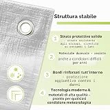 Bâche de protection textile haut de gamme, 260 g/m², disponible dans 23 dimensions, couleur : vert ou blanc au choix Bâche de protection - Housse pour bateau - Bâche pour bois. - 2