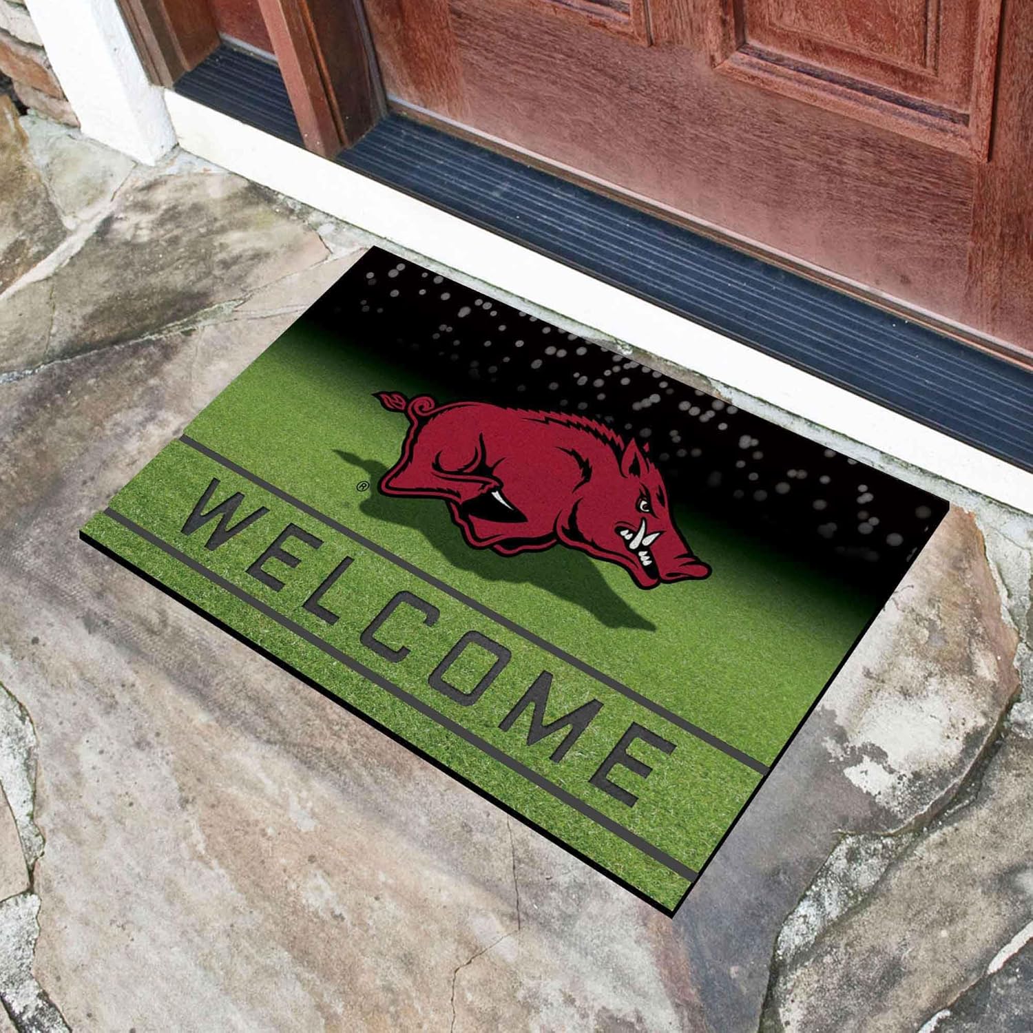 FANMATS NCAA Unisex-Adult COL Crumb Rubber Door Mat