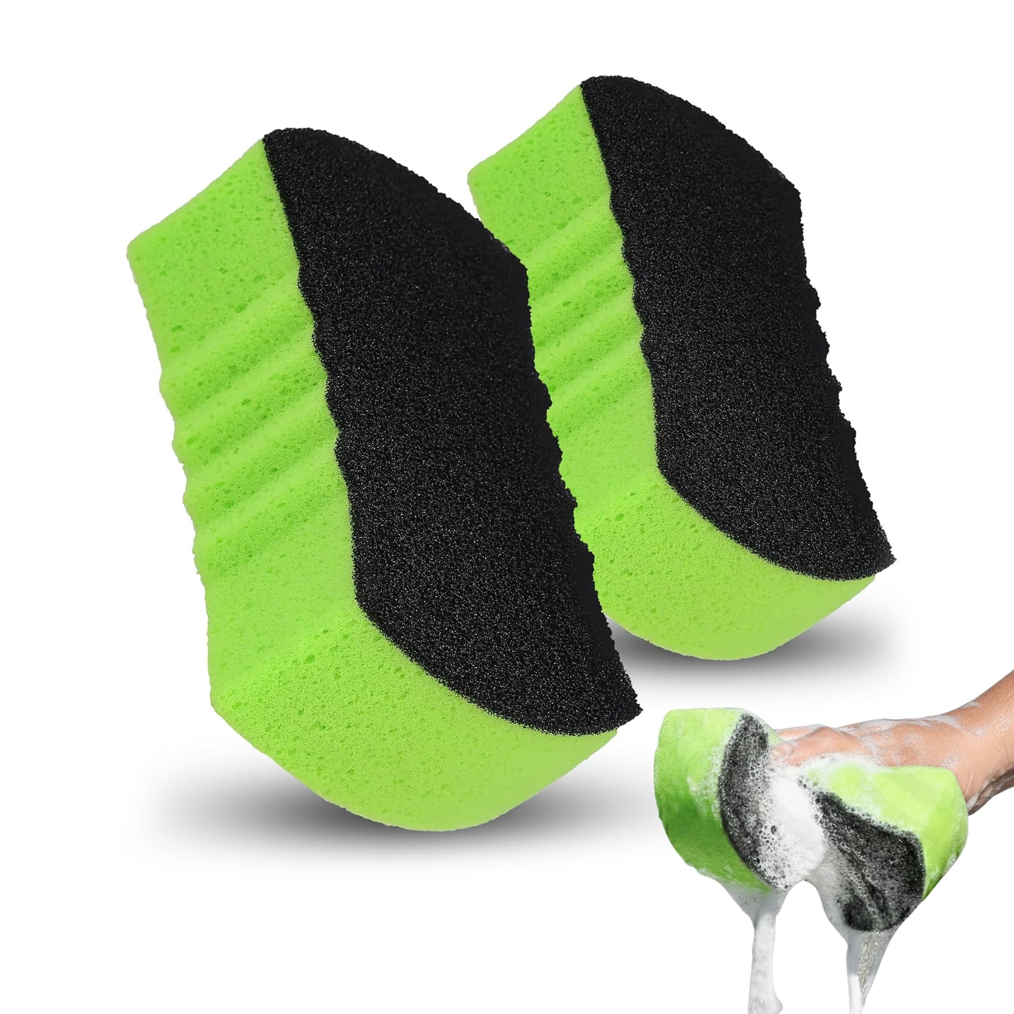 Éponge En Argile (clay Sponge) Pour Détail Auto - 8,5x5,5x2,7 Cm, élimine Les Contaminants, Réutilisable, Préparation Avant Cirage