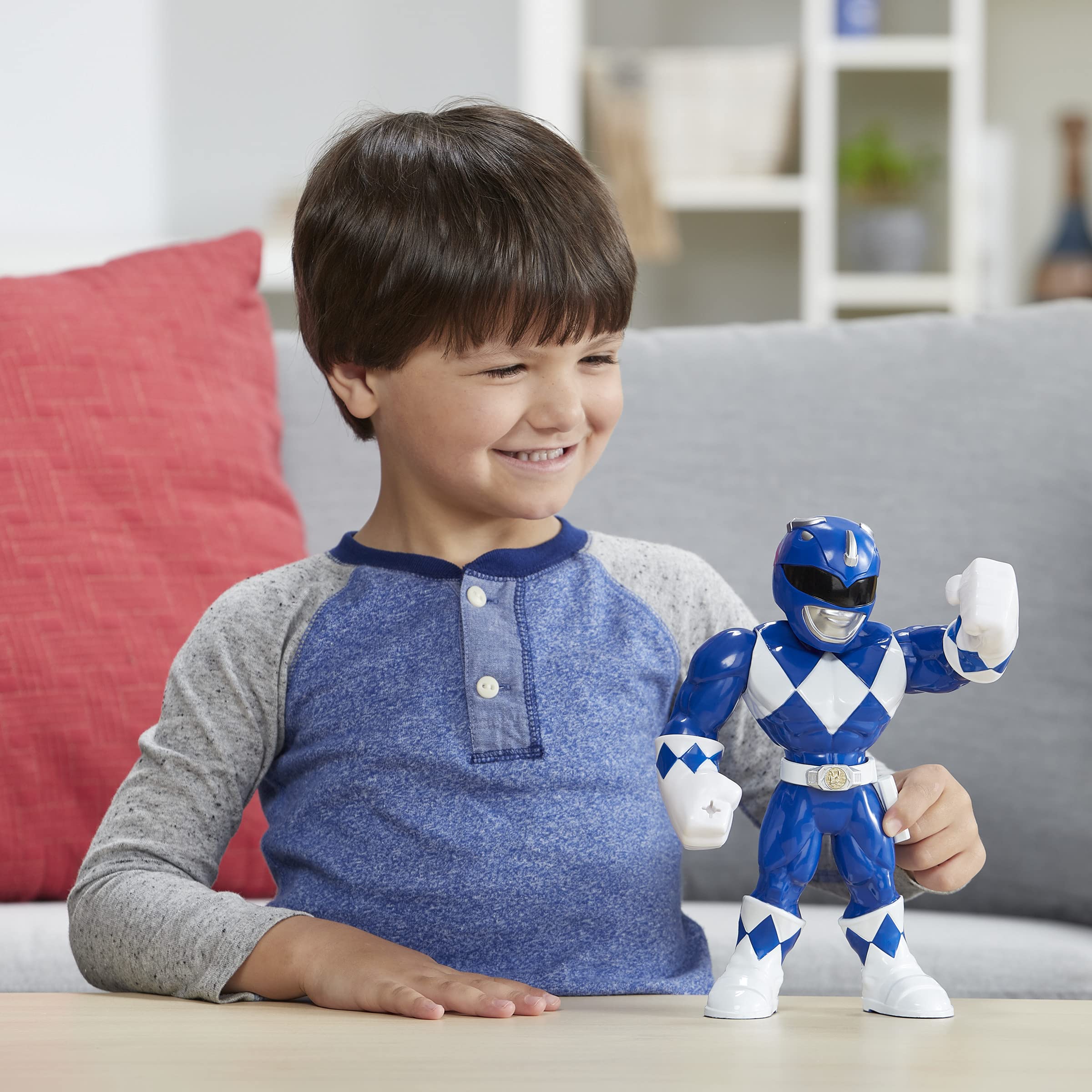Power Rangers  Heroes Mega Mighties Blue Ranger Marrón/a 8