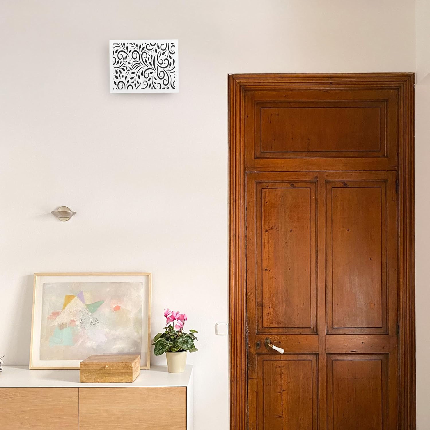 Wooden Doorbell Chime Cover Box Only – Decorative Wall-Mounted Door Bell Cover for Indoor/Outdoor Use – Noise-Reducing, Easy to Install, Universal Fit (large seize (9.84” x 7.87” x 3.15”))