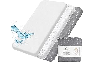 Pack and Play Sheets by Lilly B: Organic Mini Crib Sheets for Gentle Care