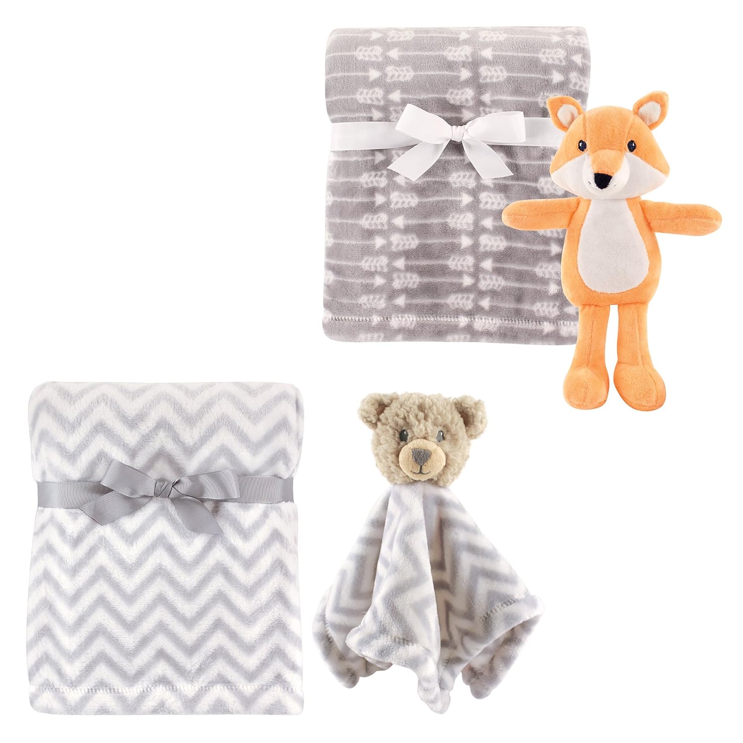 Plush Blanket 2-Pack with Plush Toy & Security Blanket