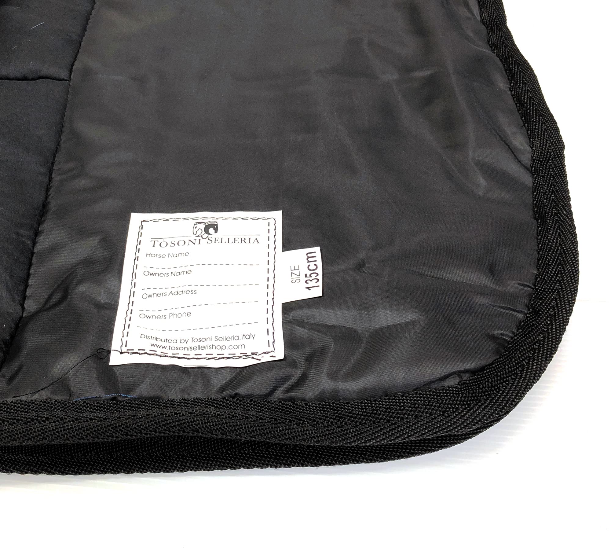 Horses, Coperta per Box Invernale per Cavallo Thermo 350gr, Imbottita, Morbida e Comoda, con Girocollo e Copricoda Anti Affaticamento