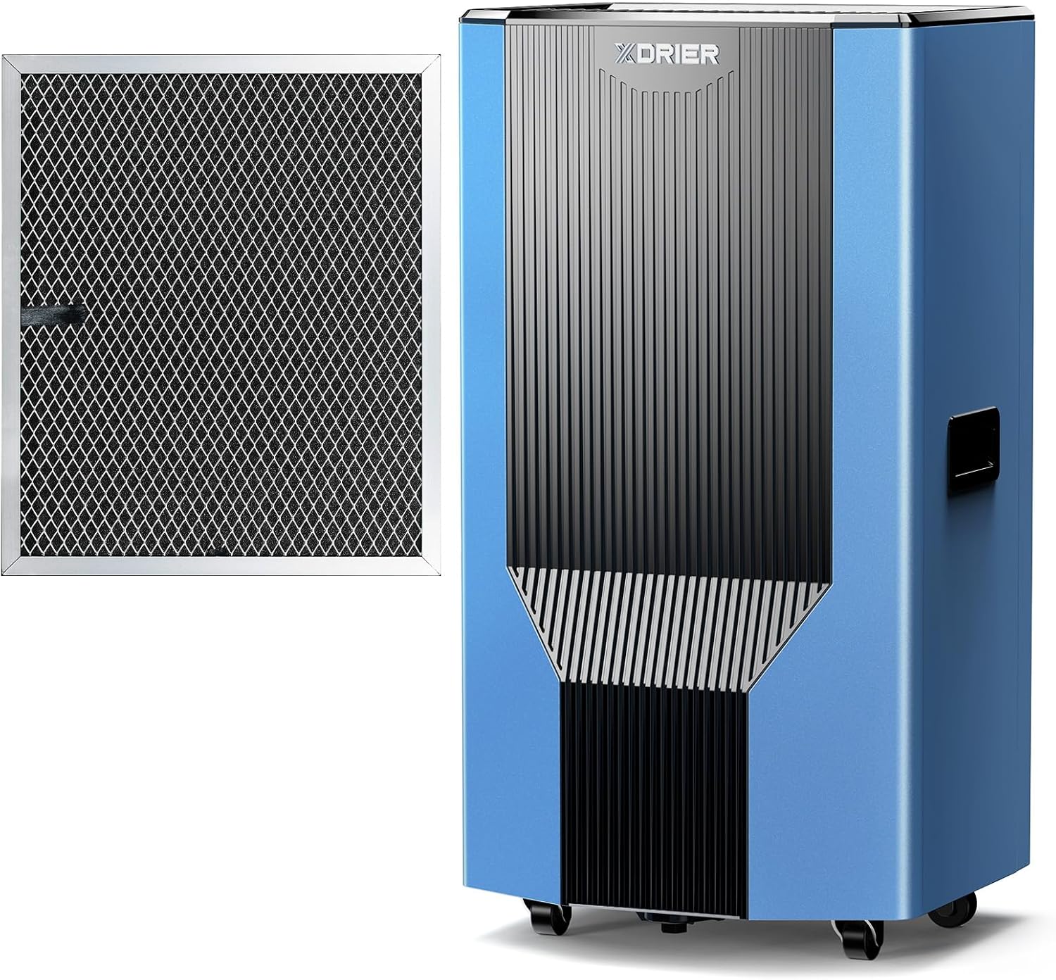 120 Pints Dehumidifier and MERV-1-Filter, Dehumidifier with Pump and Drain Hose for Commercial and Industrial Large Room, SLGR Tech, 5 Years Limited Warrant