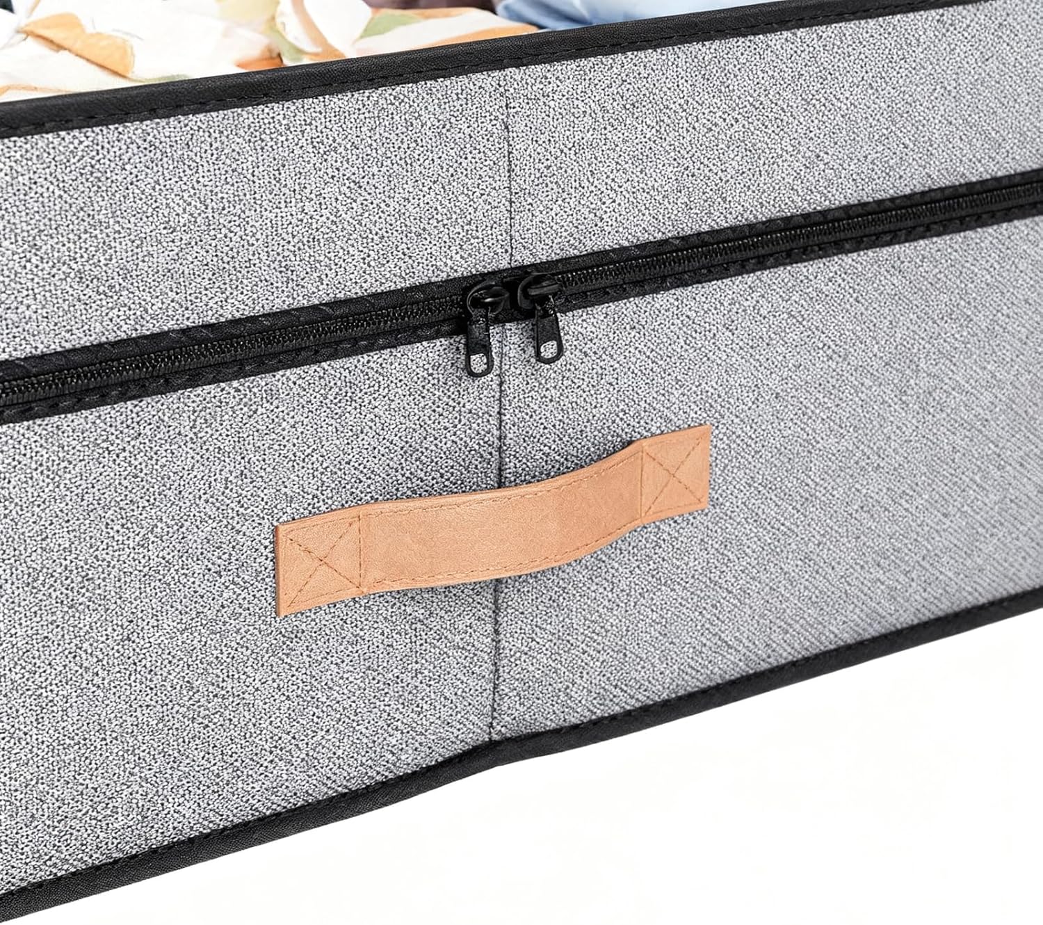 Under Bed Storage - Under Bed Organizer With Wheels, 72L Organizer With Wheels Lid, Unders Beds Organizers, Beds Storage Bins For Shoe Clothes Sheet Toy Blanket Bedding Home Room Apartment
