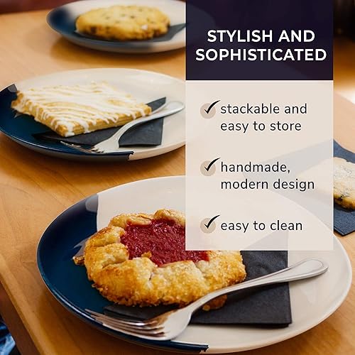 Miniatura 2 de Platos llanos de melamina  Plato de melamina duradero e irrompible  A prueba de roturas y resistente a las astillas  Aptos para lavavajillas, sin