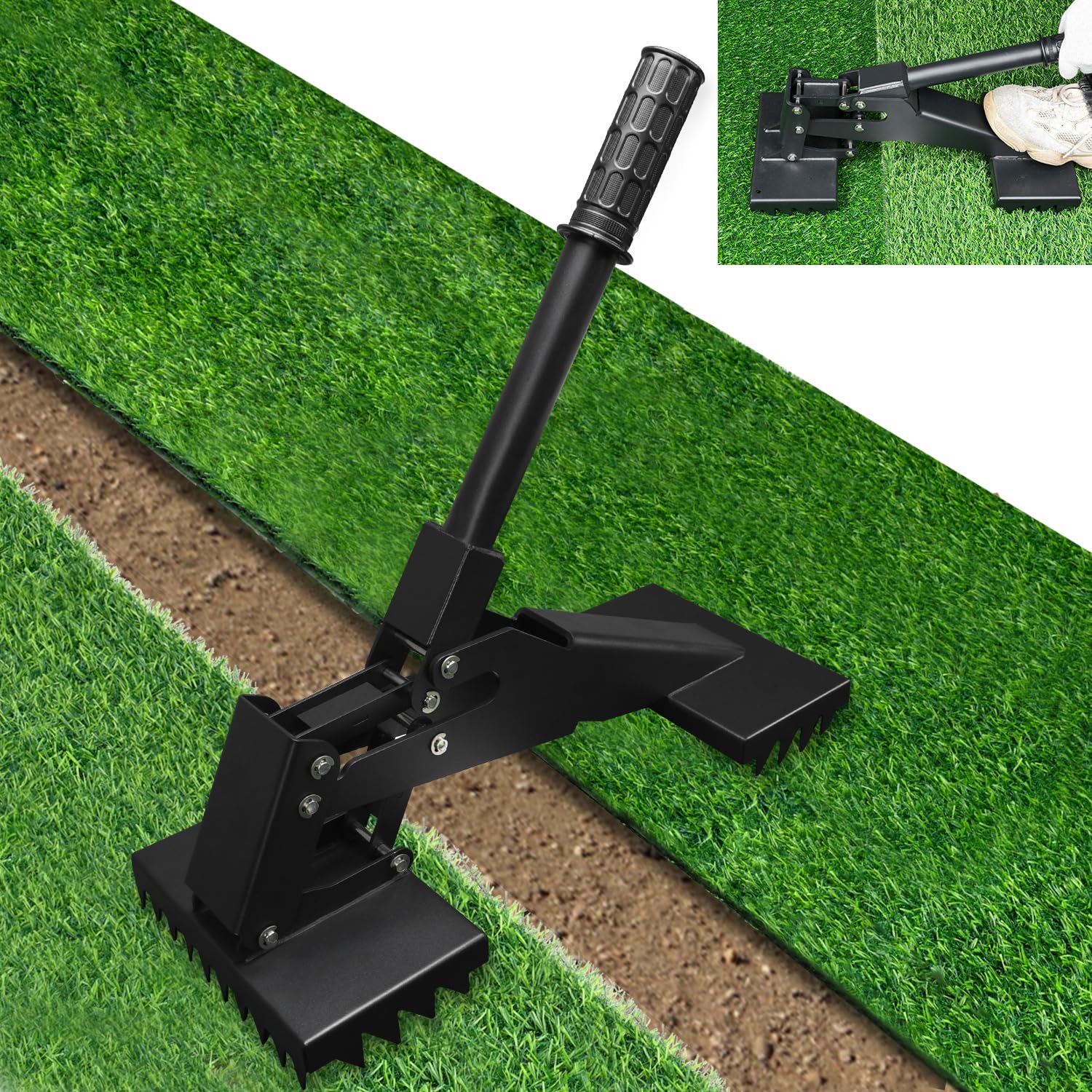 TOPOWN Artificial Grass Installation Tool Turf Puller, Artificial Turf Tool