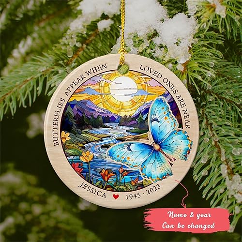 Miniatura 10 de Adorno de Navidad de esqueleto para boda, adorno personalizado de cerámica casada para novio, novia, adorno personalizado de Halloween casado con