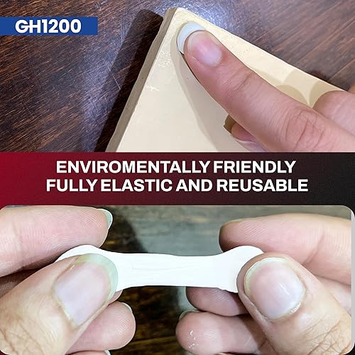 Miniatura 5 de GH1200 Masilla Adhesiva Pegajosa - Masilla para Pósters para Paredes sin Daño con Adhesivo Fuerte para Colgar Cuadros, Pósters y Decoraciones