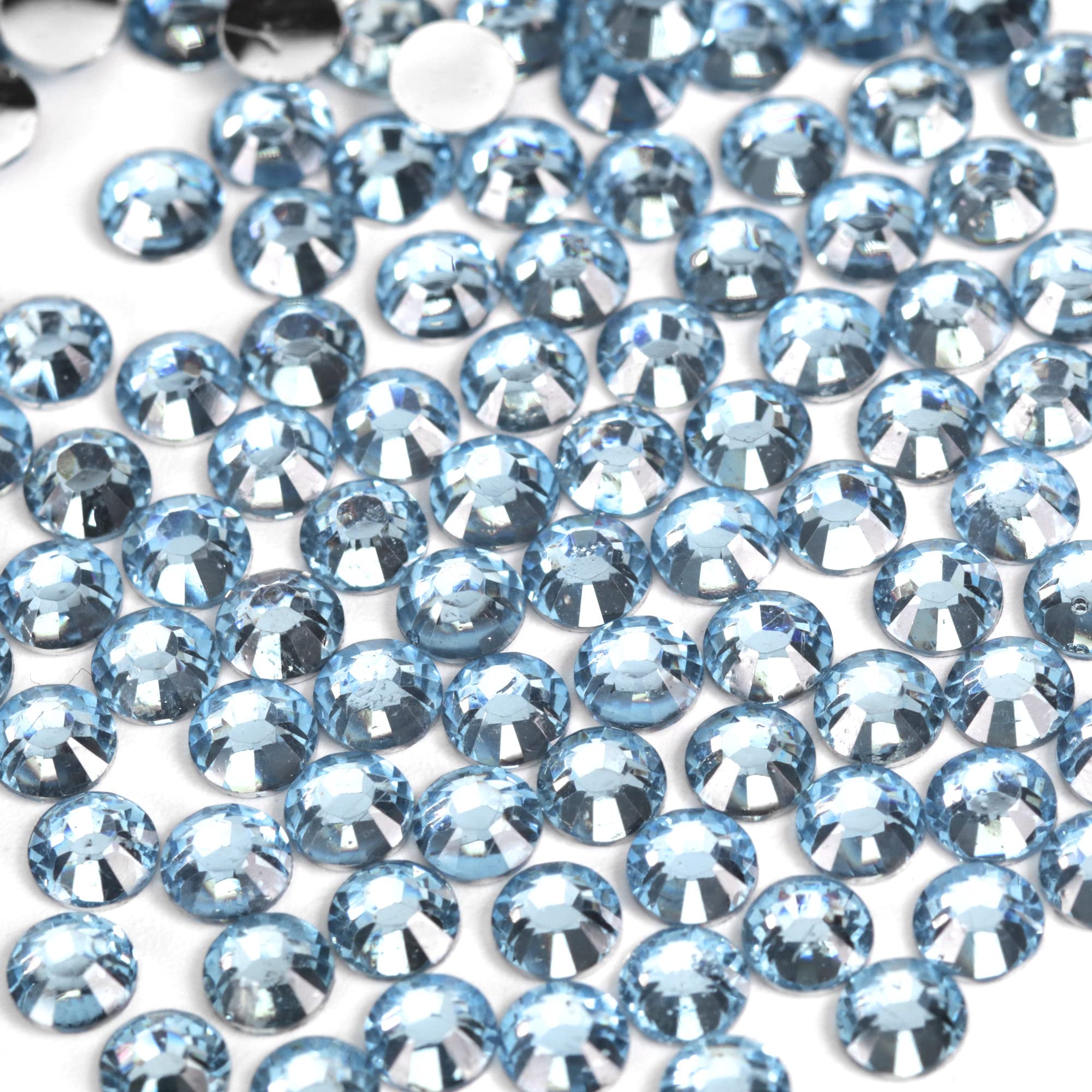 250pcs 6mm Flat Back Non-Stick Rhinestone Crystal Diamantes Nail Art & Craft Scrapbooking Embellishments 90 Available Colours (6mm, AB Clear #A13) — view 53