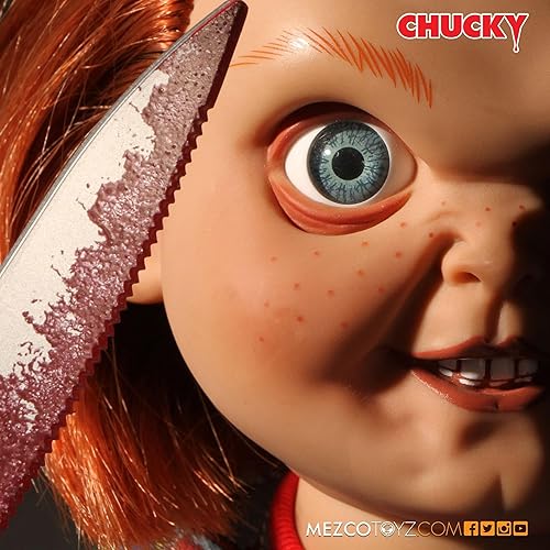 Miniatura 7 de Figura de acción con sonido Mezco Toyz 15 in Mega Good Guy Chucky