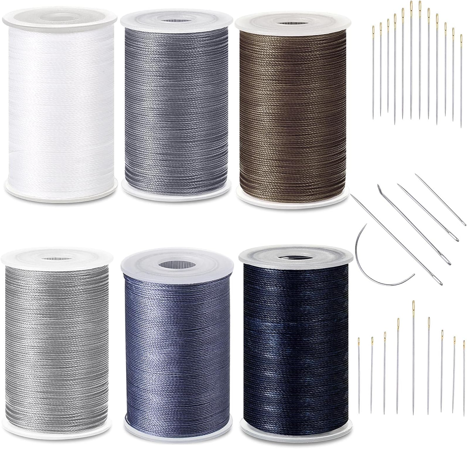 6 Rolls Strong Upholstery Thread High Strength Sewing Waxed
