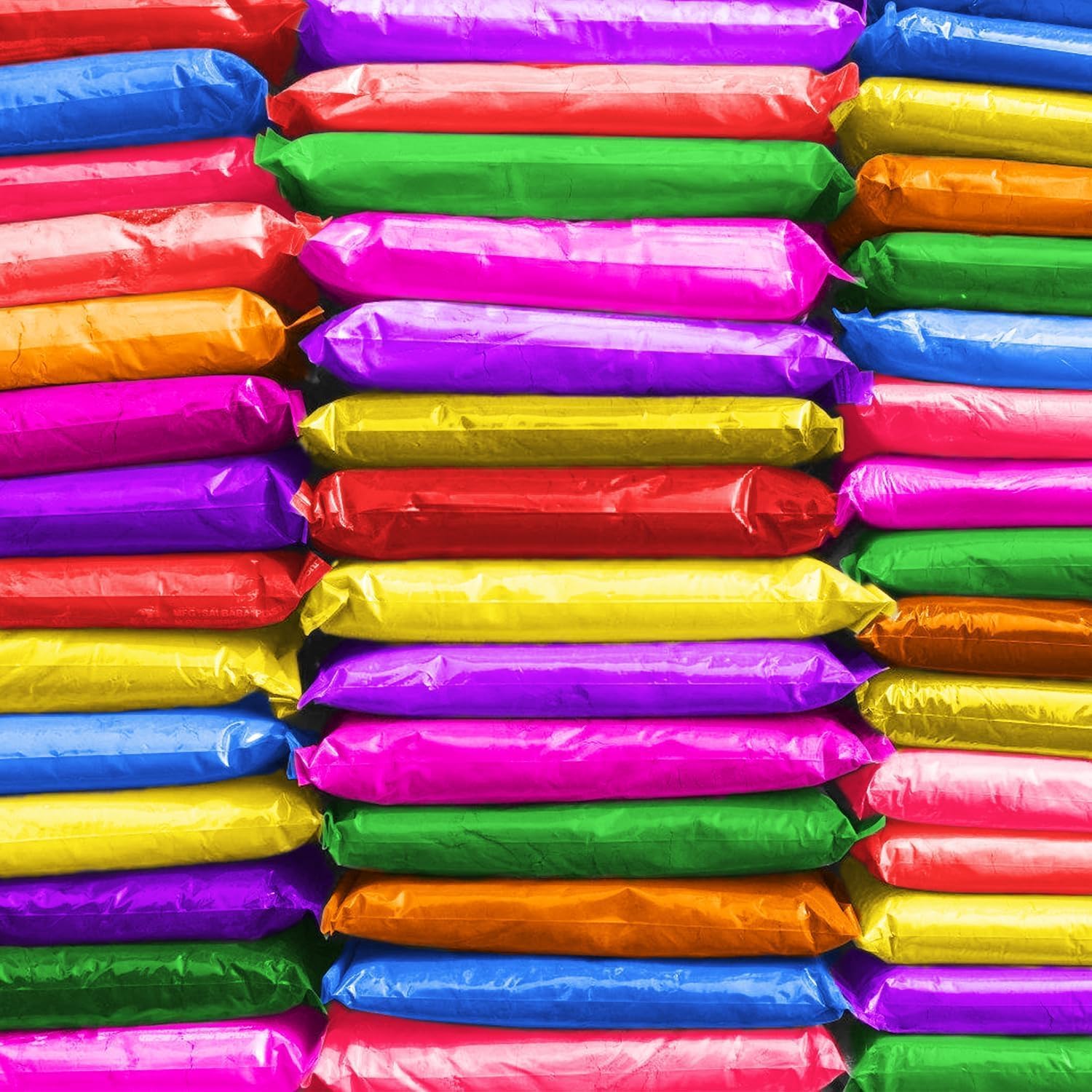 KDI Store Holi Run Powder Pack 3.5oz/100g Each Natural Assorted Rangoli Powder Bulk, Washable Chalk Paint for Color War, Rangoli, Fun Run, Party & Festival Pack of 1 (White)