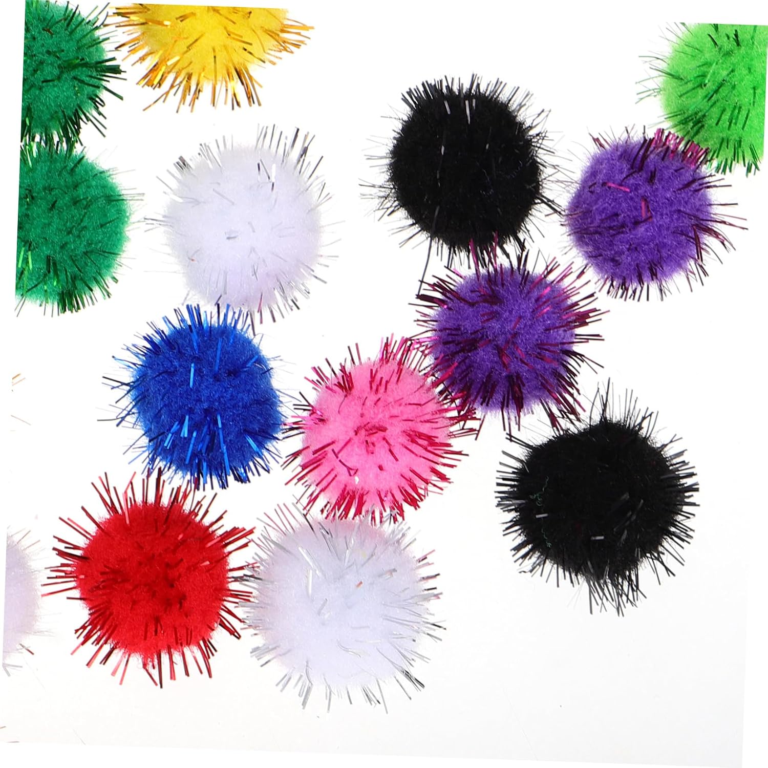 FOYTOKI 1000pcs Glitter for Christmas Crafts Mixed and Decorative Fur for Holiday Decorations Festive Atmosphere