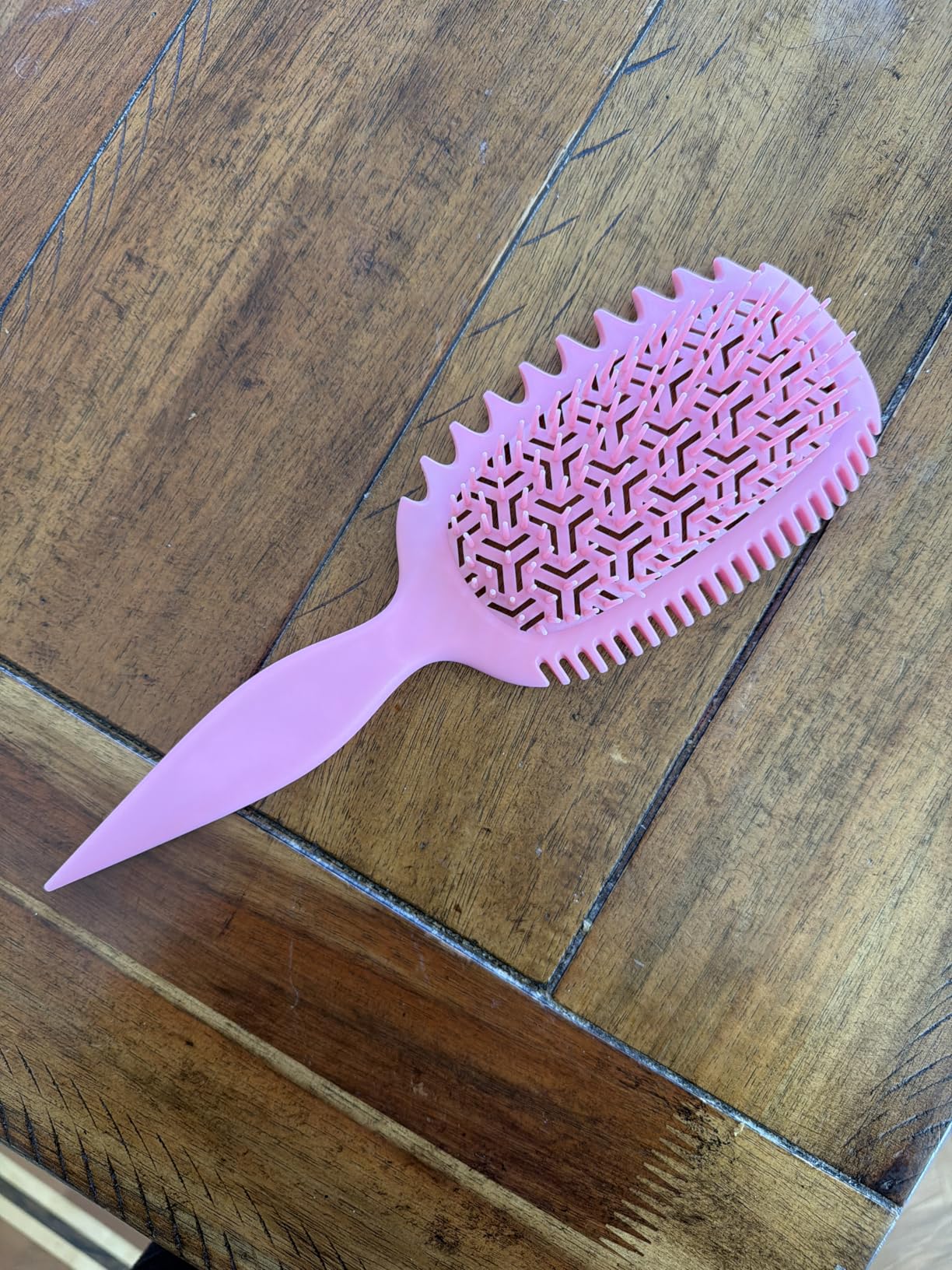 Candy Brush Curl Defining Vented Hair Brush for Effortlessly Detangling Shaping and Styling, Airflow Brush with EdgeLift for All Wet or Dry Hair Types for Women and Girl, Reduce Pulling and Frizzing