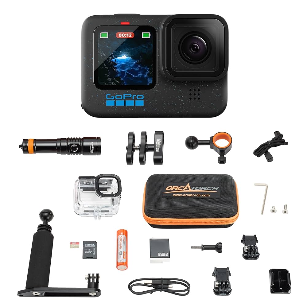 Amazon | GoPro HERO12 防水アクションカメラダイビングキット