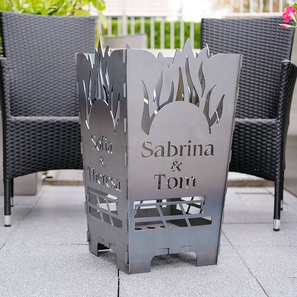 Design Ethanol Vuurschaalhaard "Eccentric" | Staal Kunst