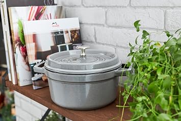 Staub La Cocotte Casting Cookware, Iron, Grey