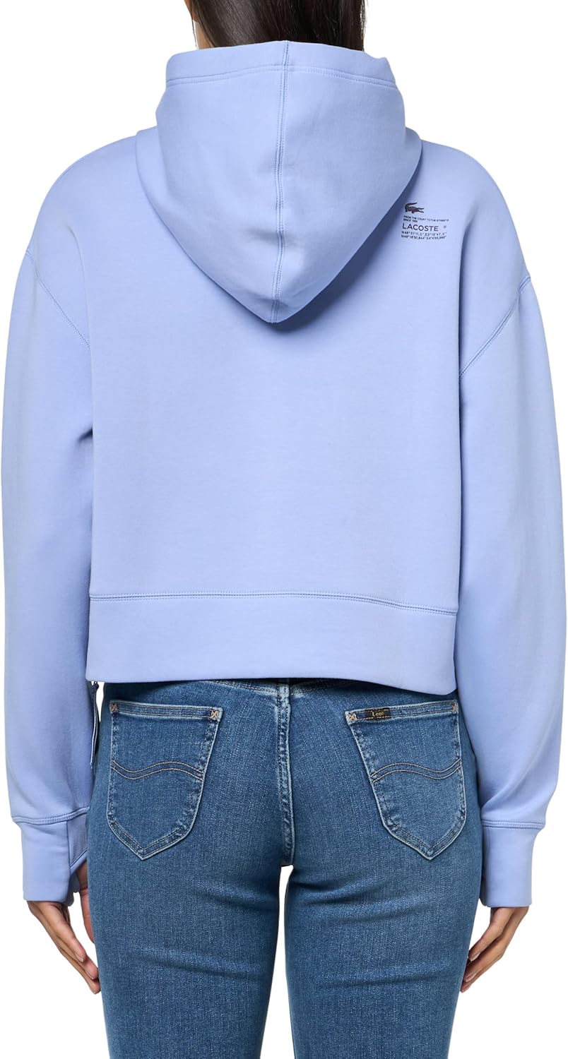Lacoste Women's Short Cut Cotton Hoodie - Image 2