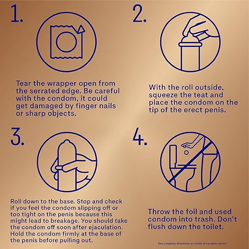 Miniatura 6 de Durex Avanti Bare RealFeel Condón sin látex, 89455, 3 Count, 1, 1