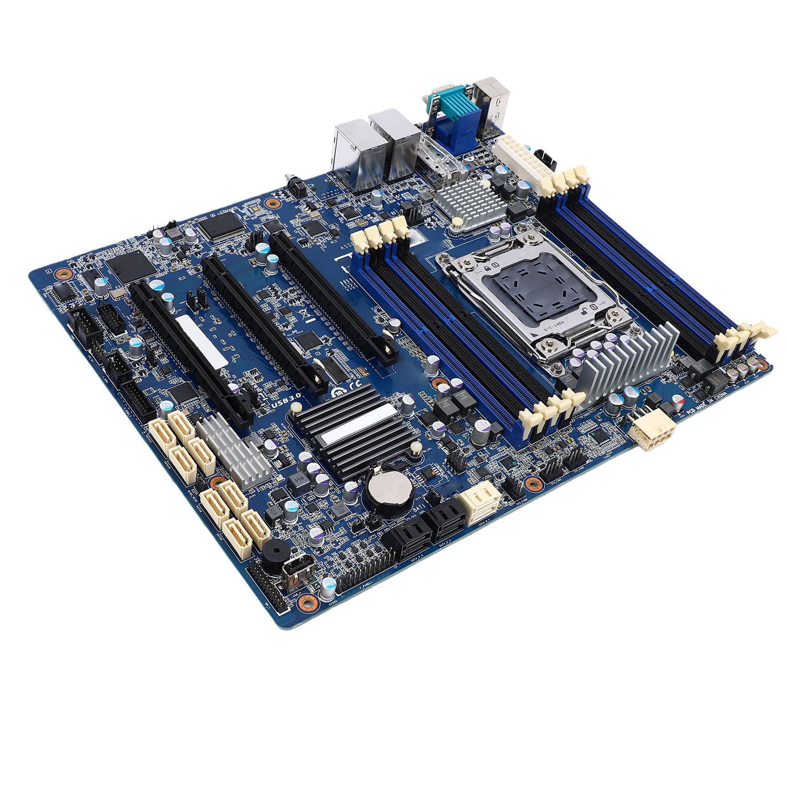 VBESTLIFE Scheda Madre GA 6PXSVT, Socket LGA 2011 per Processori Serie E5 1600 2600, Supporto per Memoria DDR3 ECC e Array RAID