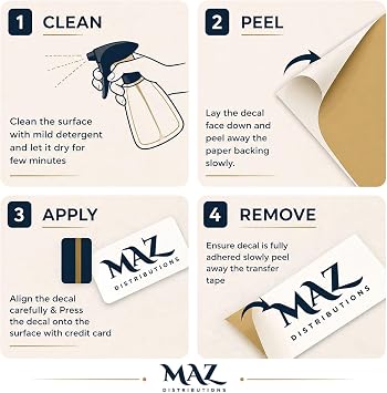 MAZ DISTRIBUTIONS This is The Way Helmet Sticker Vinyl Decal for Laptop Removable Waterproof Sticker for Waterbottle Useable Indoor and Outdoor for Wall Easy use for Car, SUV & Van MAZ 383