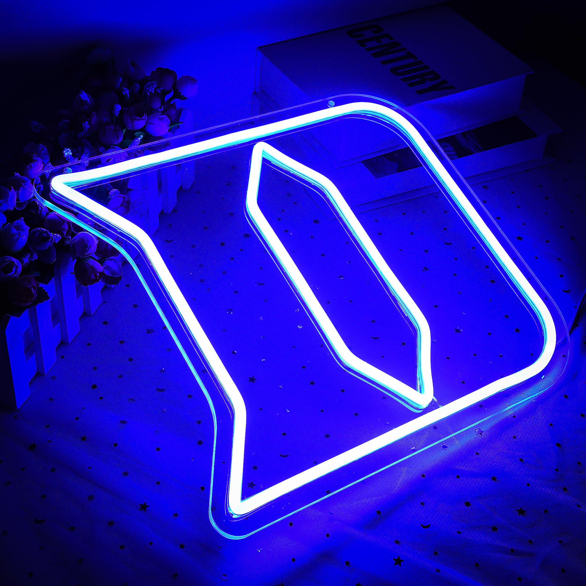 University Neon Signs,Letter D Neon LED Sign,University Basketball Team Logo Neon Signs,University Name Light Signs for Man Cave,Dorm Decor for College Students,Sport Fans,Size 13.8 * 12.2in(FMXD117)