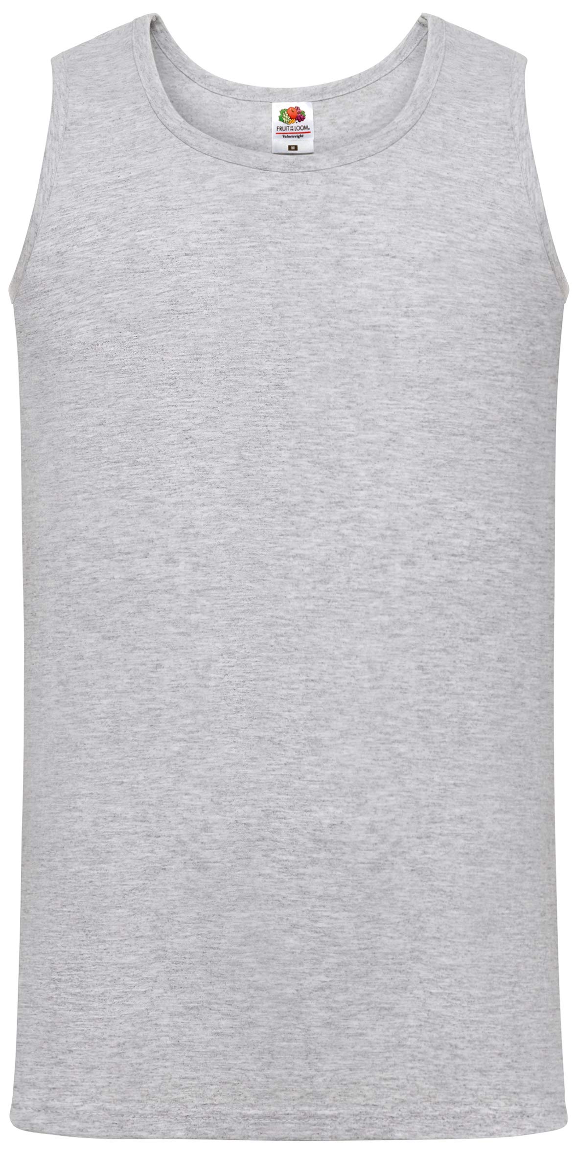 Fruit of the Loom Valueweight 61-098-0 Men’s Athletic Vest, Tank Top - Grey - Large