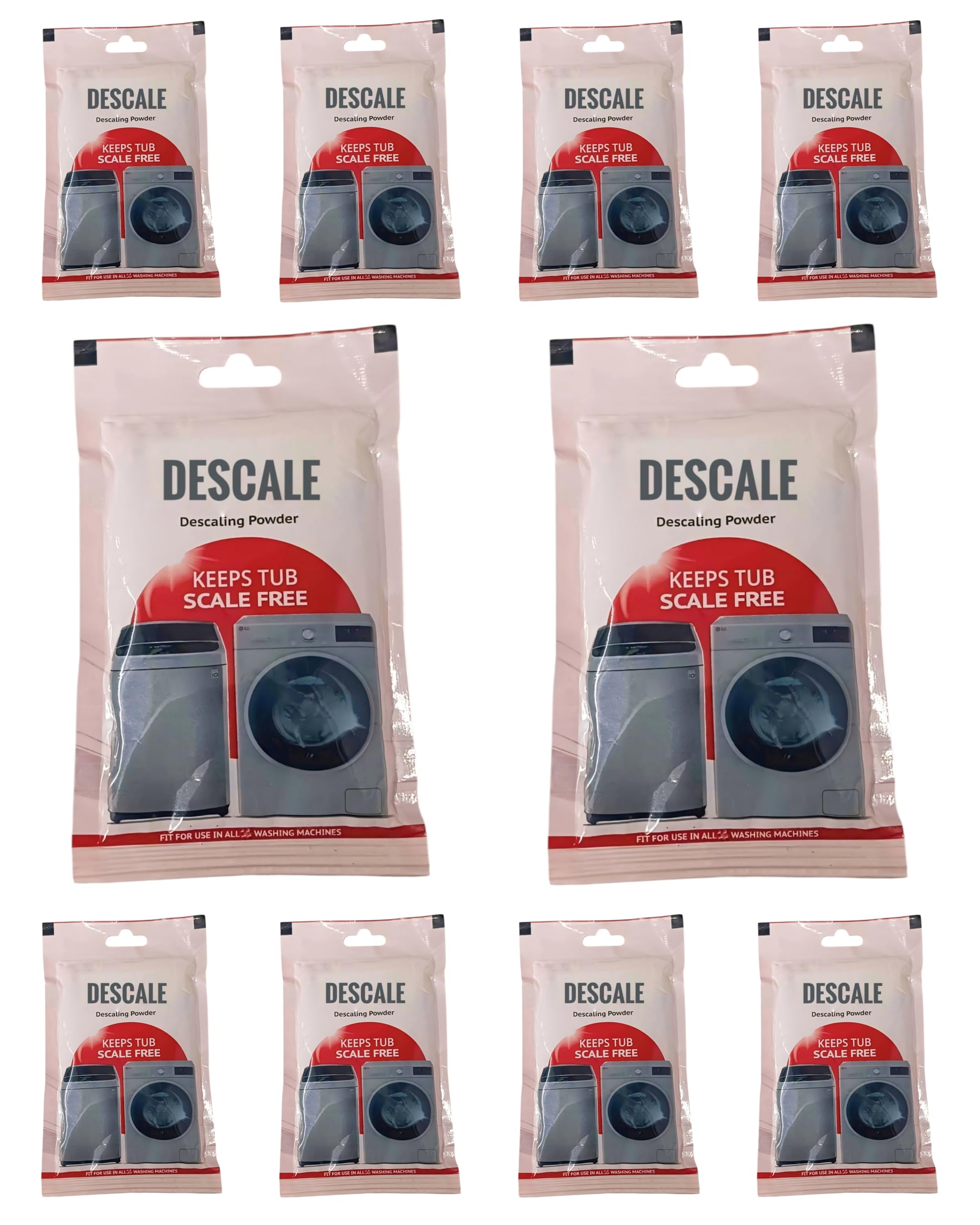 Dscale Cleaning Powder Suitable for Fully Automatic Top load and Front Load Tub Cleaning D scaling Chemical Powder for all Models and Brands of Washing Machine/Chemical Cleaner (PACK OF 10PC) (B0CYHLB5PD) Amazon Price History, Amazon Price Tracker