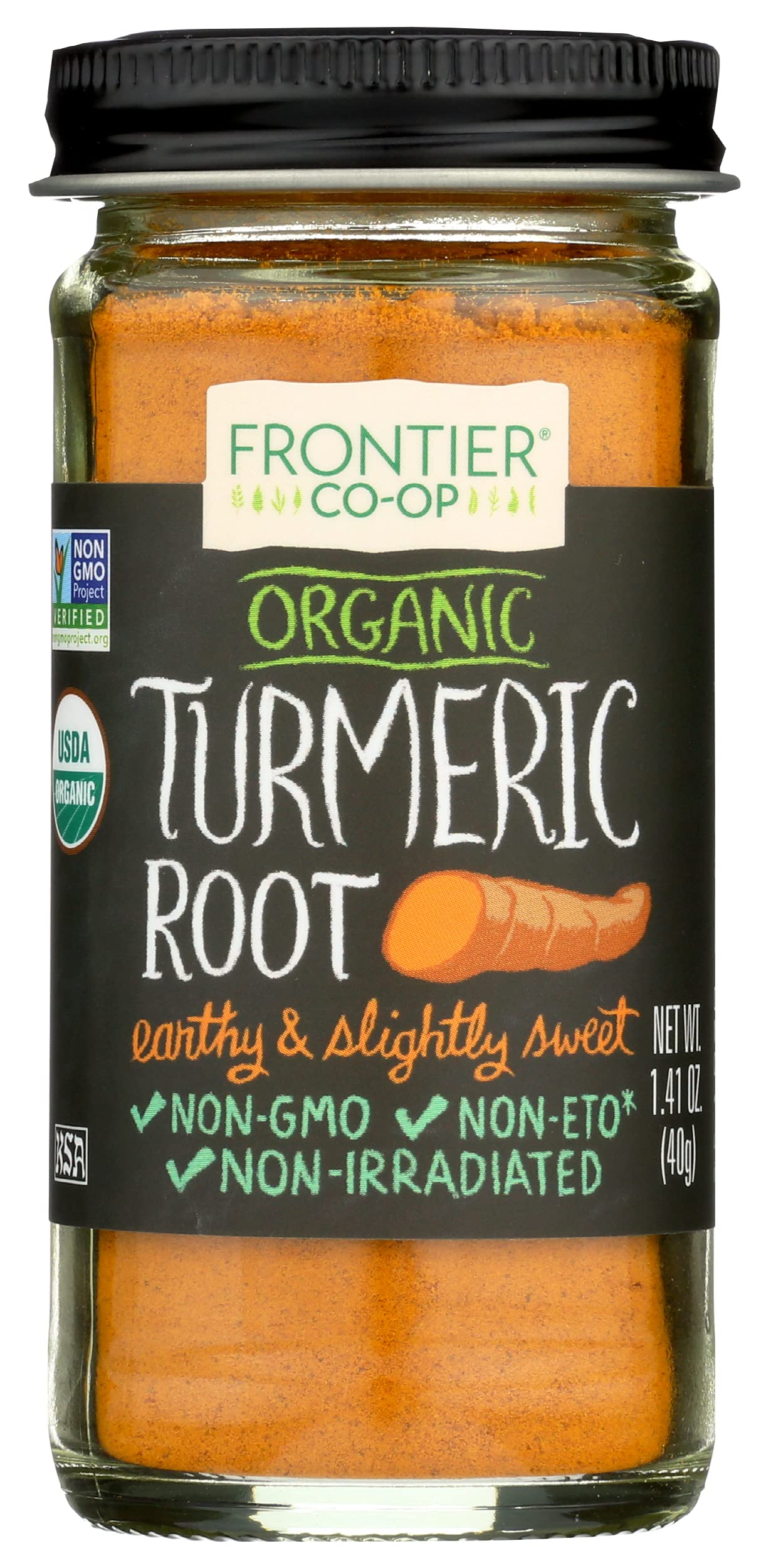 Frontier Herb Turmeric Root - Organic - Ground - 1.41 Oz