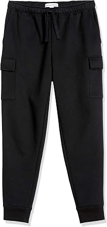 Amazon Essentials Men's Relaxed Fit Cargo Fleece Jogger Sweatpant