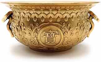 銅細工 聚宝盆 置物 招米 聚米 大盆 工芸品 装飾品 美術品 楽天市場】伝統的な純銅製聚宝盆 宝鉢 金運アップ 置物 装飾彫刻