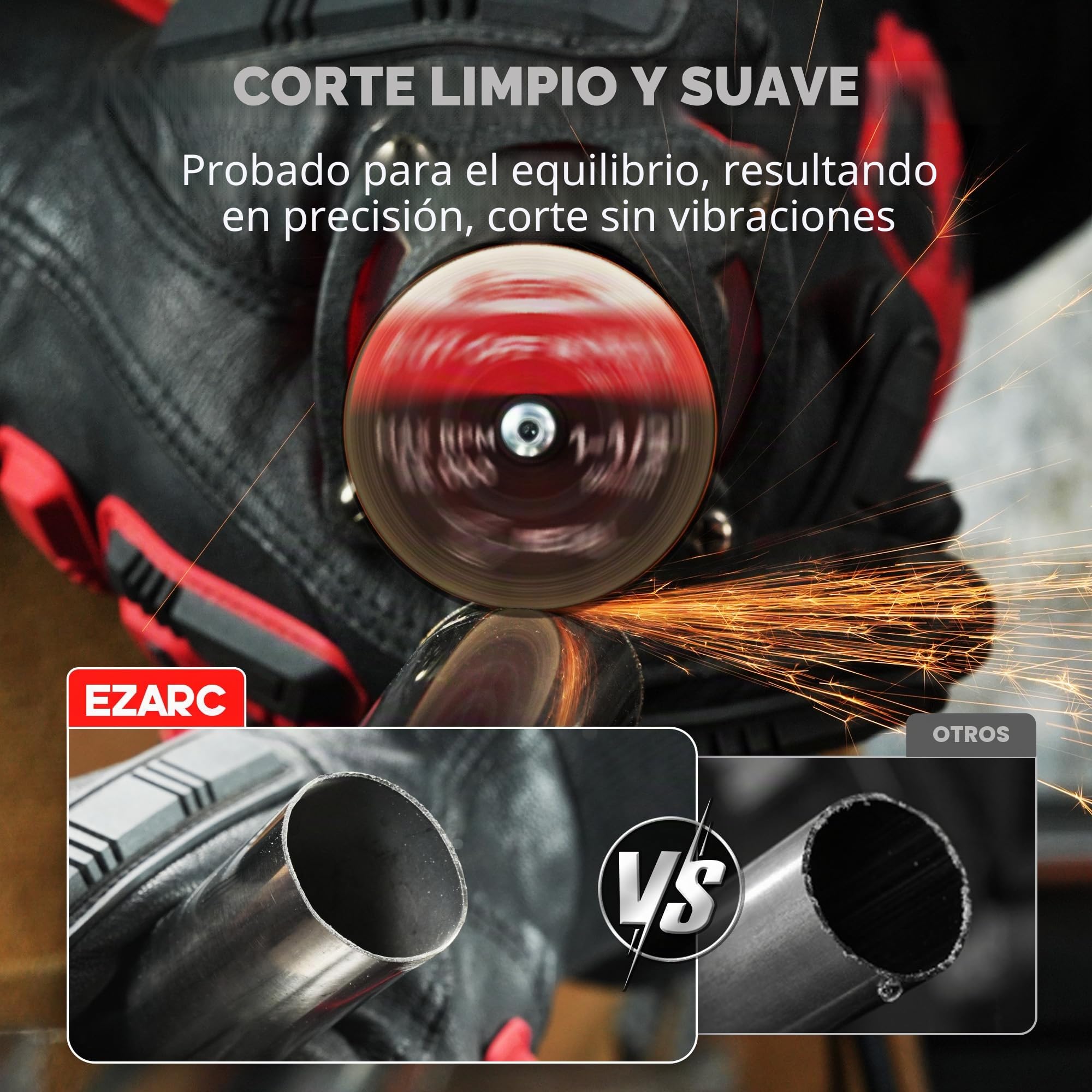EZARC Discos de Corte 32pcs, Ruedas de Corte de 38 mm Para Metal y Acero Inoxidable, Discos de Corte Para Herramientas Rotativas