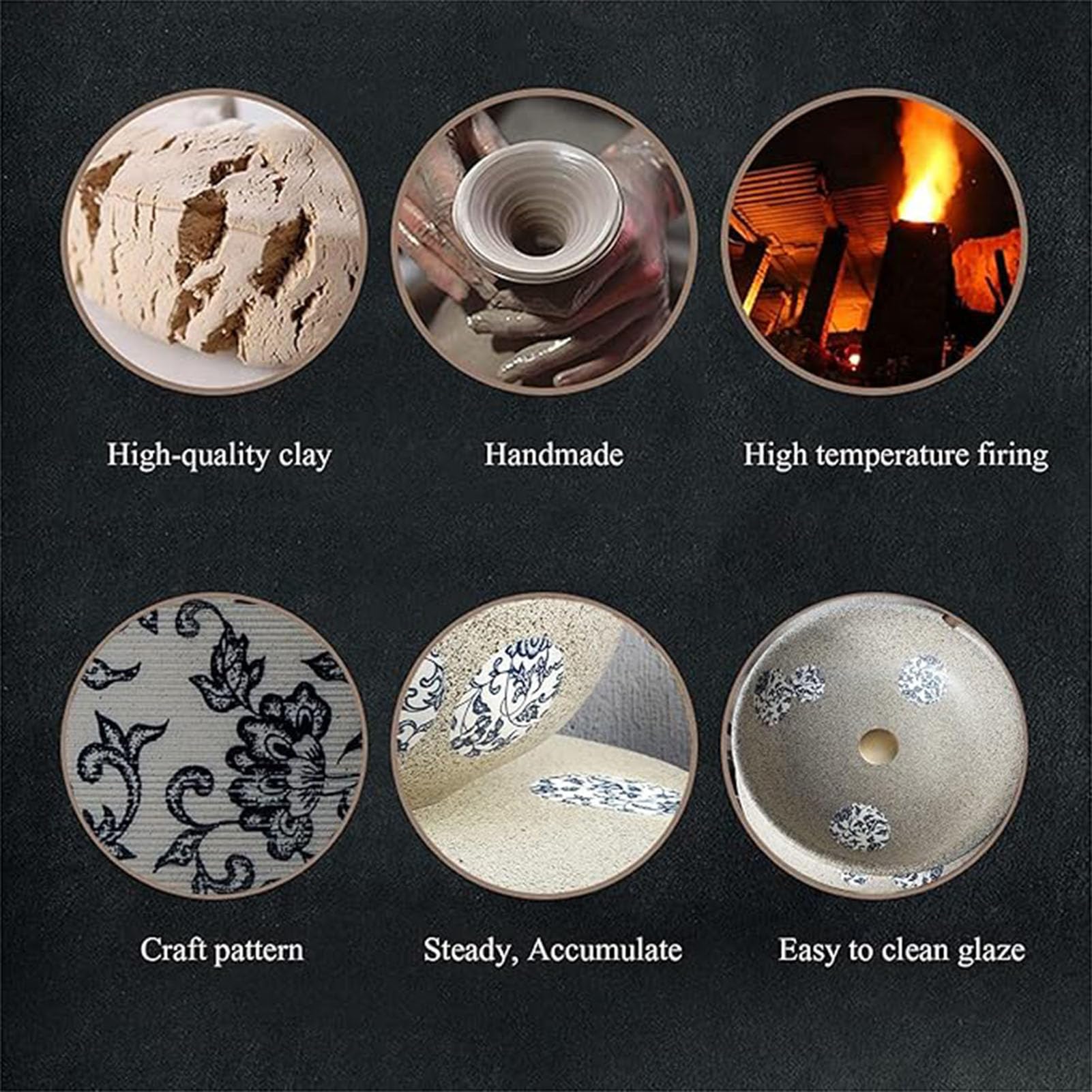 Nowoczesna ceramiczna umywalka łazienkowa, okrągła wolnostojąca umywalka z gliny kaolinowej, do domu, kuchni, patio, pralni, wewnątrz i na zewnątrz, 2-częściowy zestaw, 4-częściowy zestaw