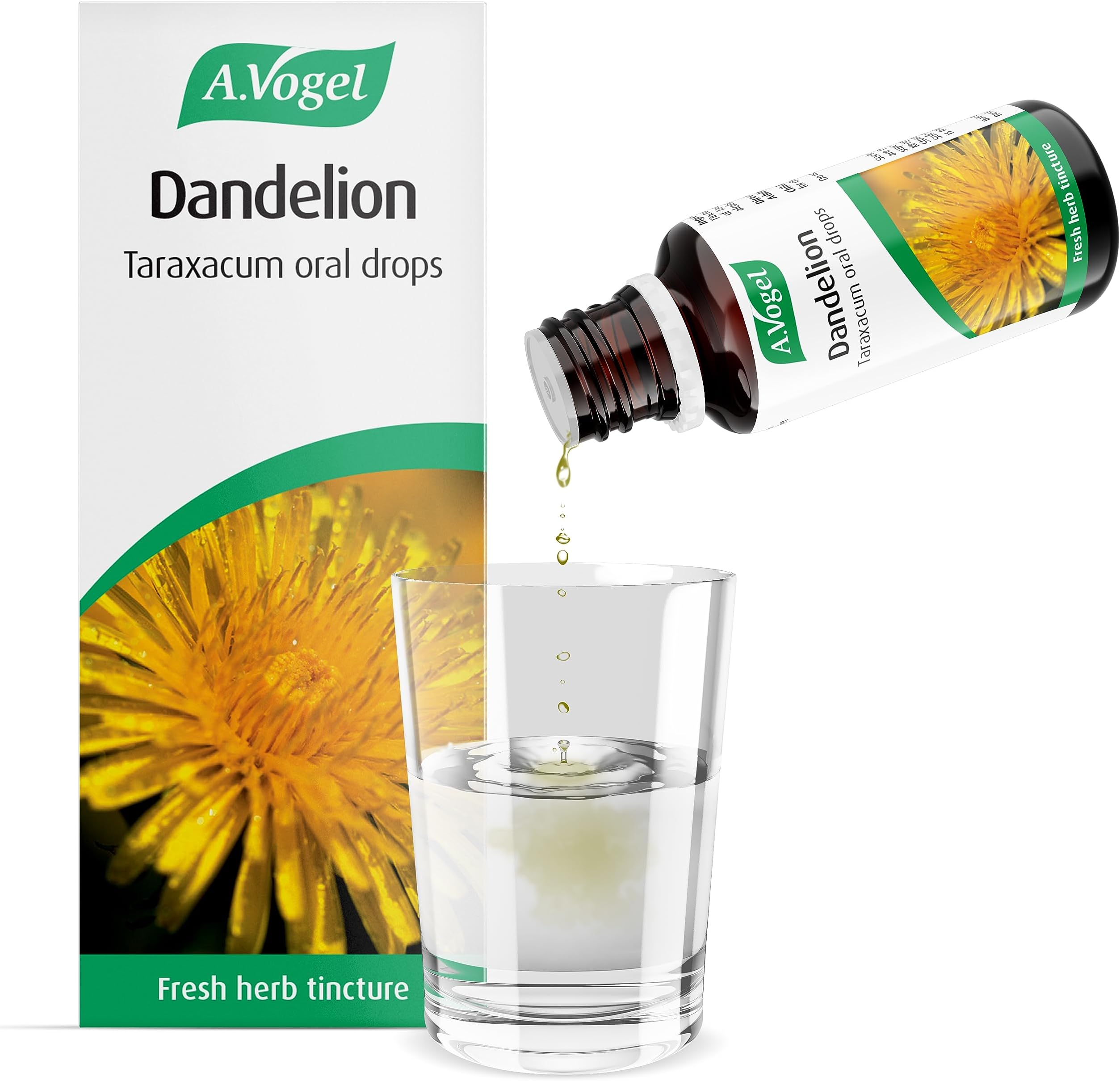 A.Vogel Dandelion Root Taraxacum Drops | Extracts of Freshly Harvested, Organically Grown Dandelion Root & Herb | 50ml