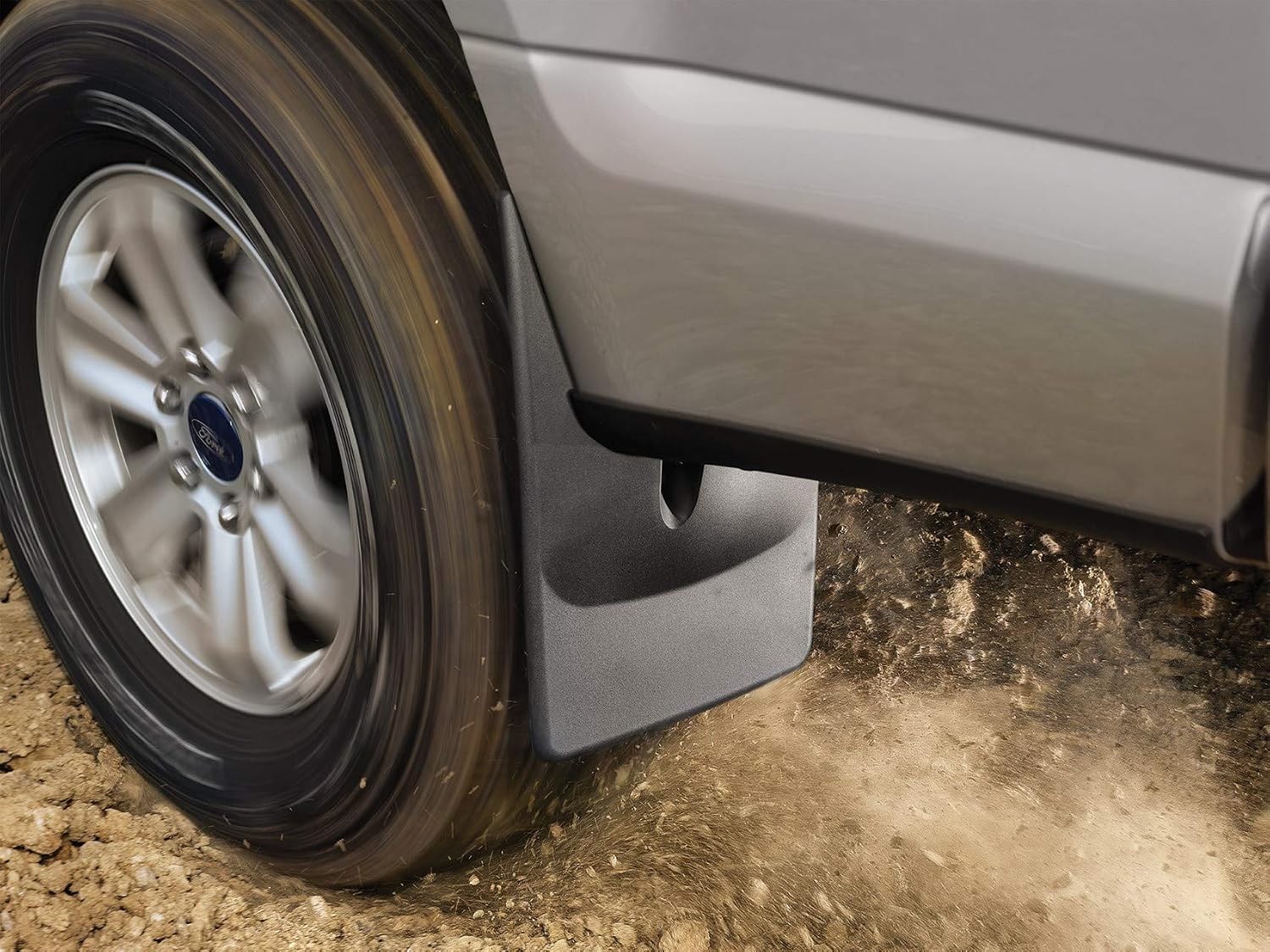 WeatherTech Custom No Drill Splash Guard MudFlaps for Ford F-150 Front & Rear Set (110134-120134)