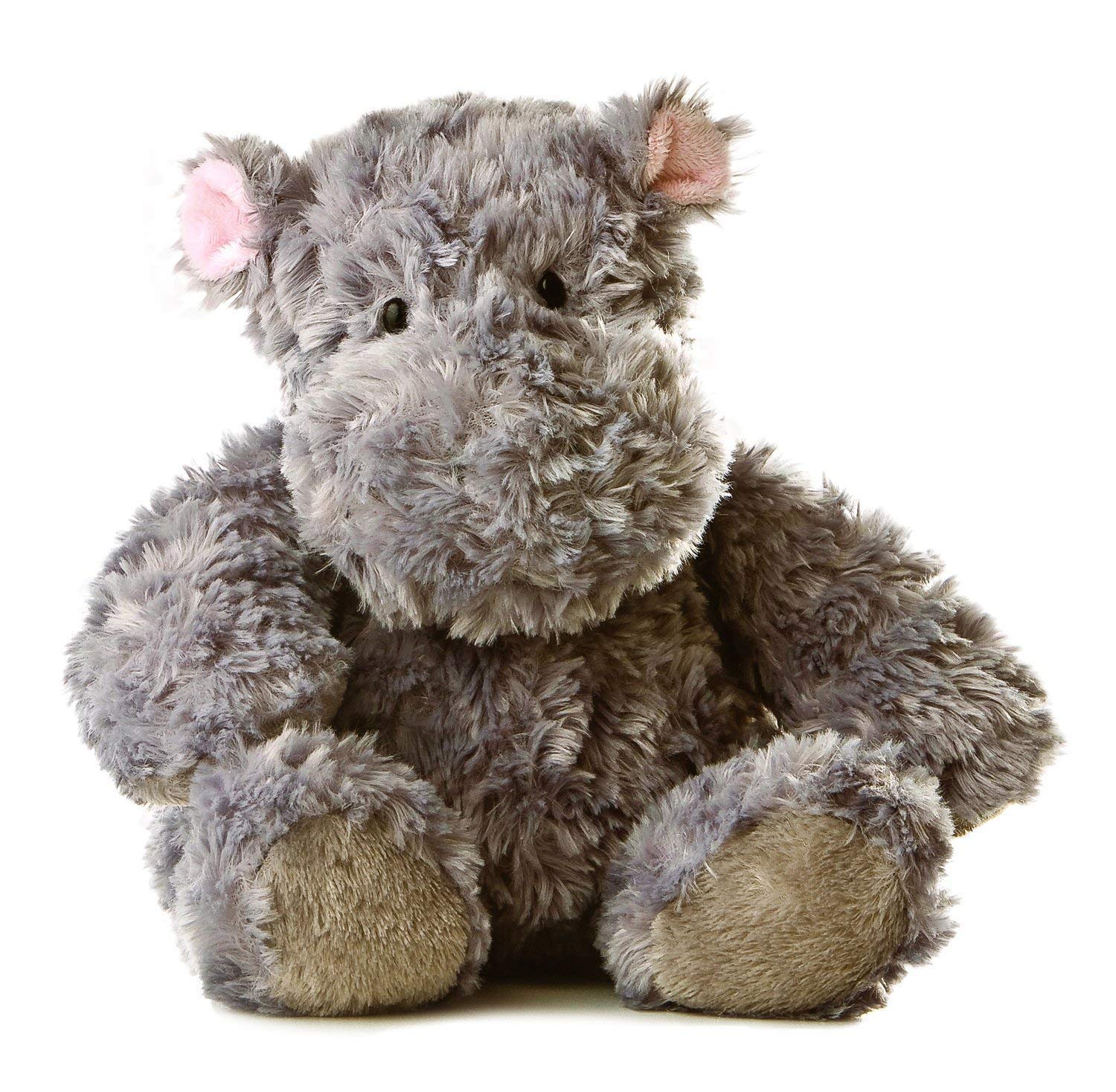 Aurora® Snuggly Tubbie Wubbies™ Hippo Stuffed Animal - Comforting Companion - Imaginative Play - Gray 12 Inches