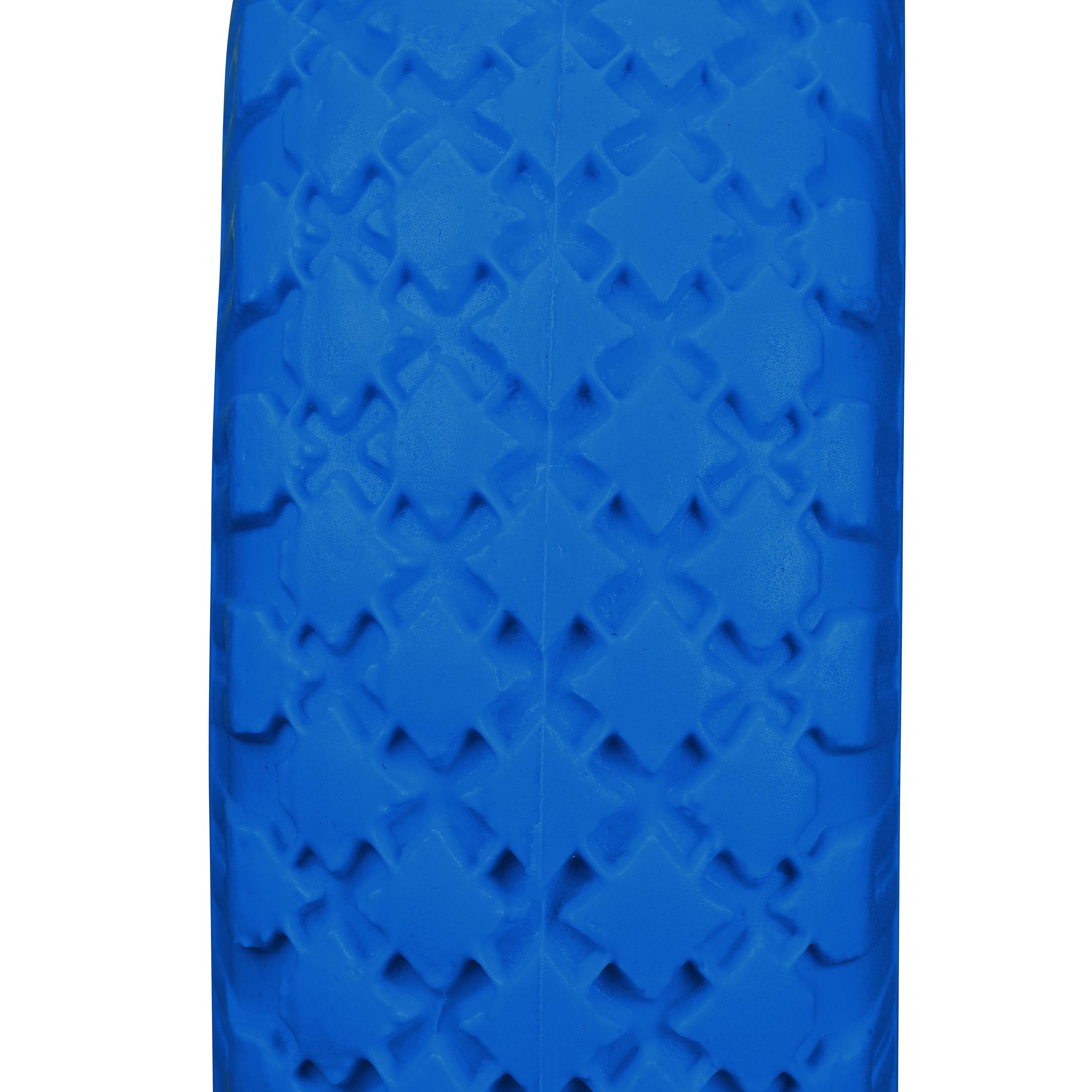 Set da 8 Ruote per Carriola, Pneumatici di Gomma Piena Antipanne, Asse 25mm, max.80 kg, 260x85mm, Blu Rosso